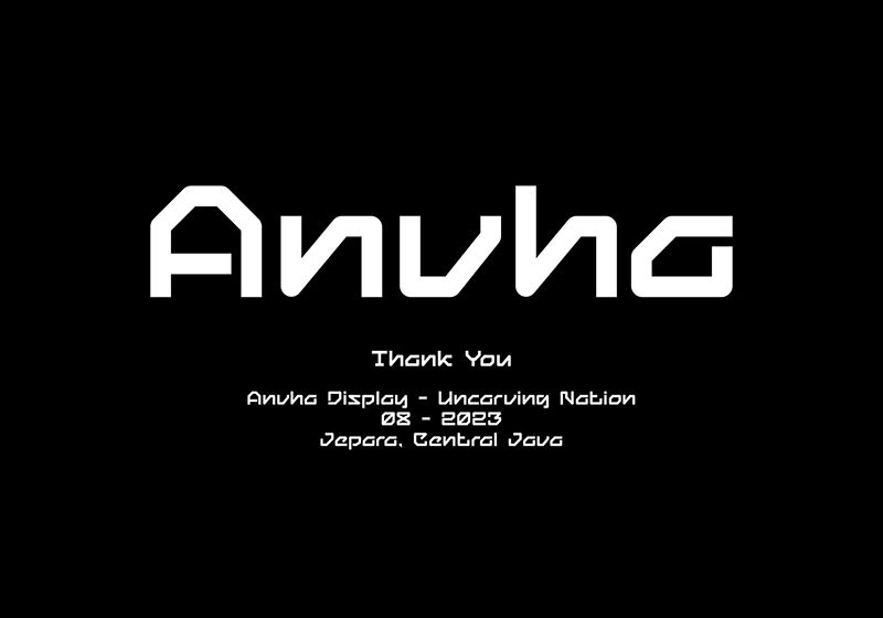 Anvha科技风格英文字体，免费商用字体 设计素材 第5张