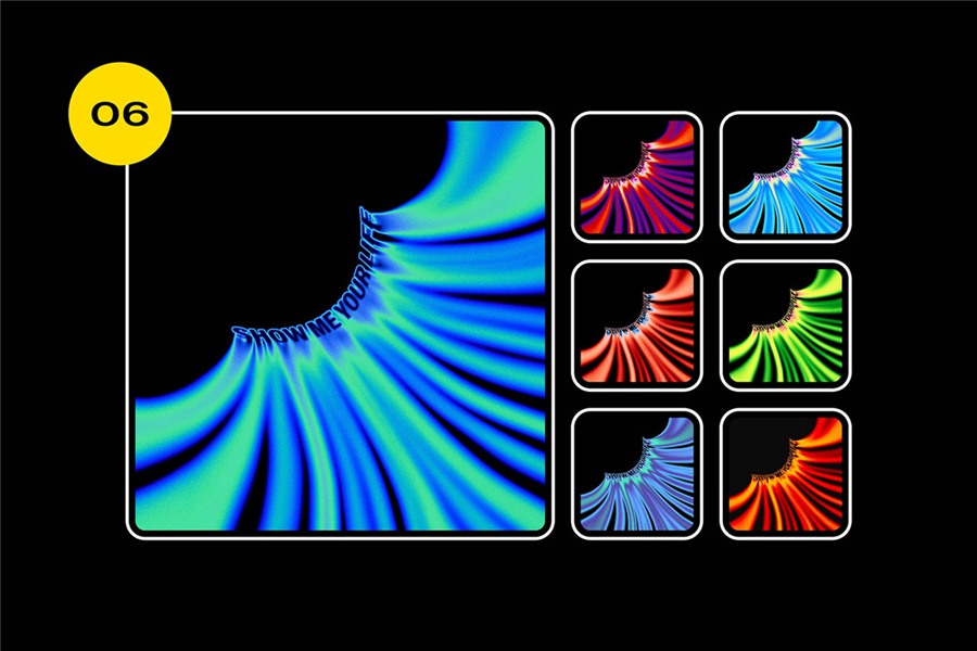 新潮复古迷幻视觉酸性液体艺术音乐海报封面融化文字效果 LIQUID TEXT EFFECTS VOL.2 . 第20张