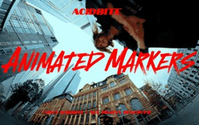 AcidBite – Animated Markers 308个趣味抽象潦草手绘艺术符号标记动画视频背景涂鸦大师