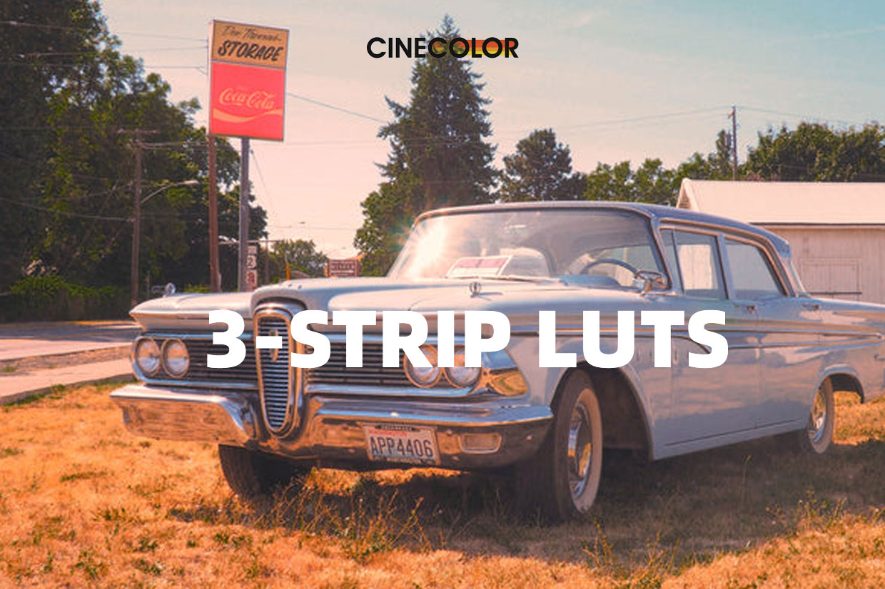 独特永恒高饱和好莱坞魅力色彩LR+LUT调色预设 CINECOLOR 3-Strip LUTs . 第1张