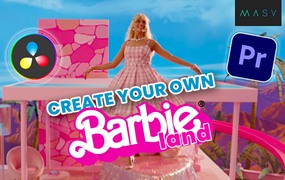 粉色甜心多巴胺芭比粉LUT调色预设 Movie LUTs - Barbie