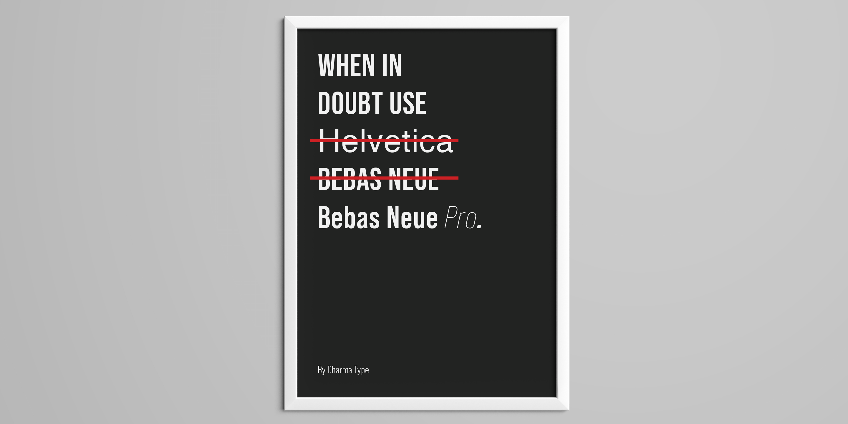 Bebas Neue Pro英文字体完整版 设计素材 第9张