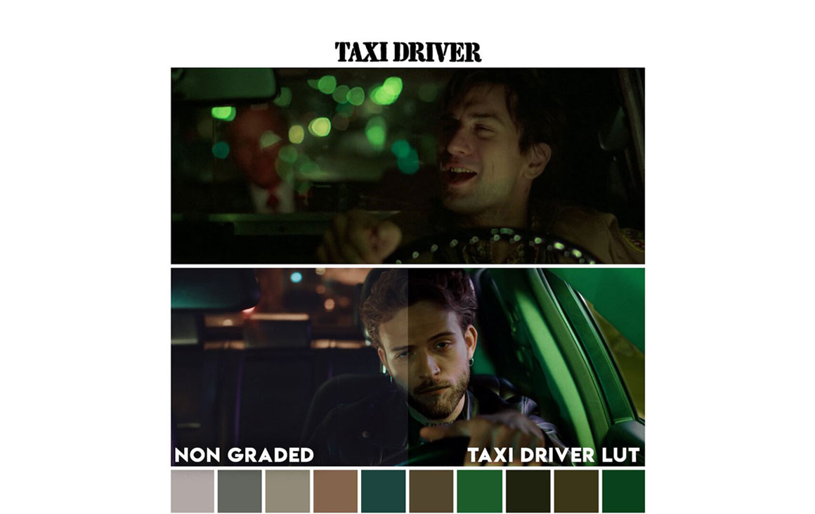 《出租车司机1976》电影美学情绪风格黄绿色调LUT调色预设 Movie LUTs - Taxi Driver 插件预设 第1张