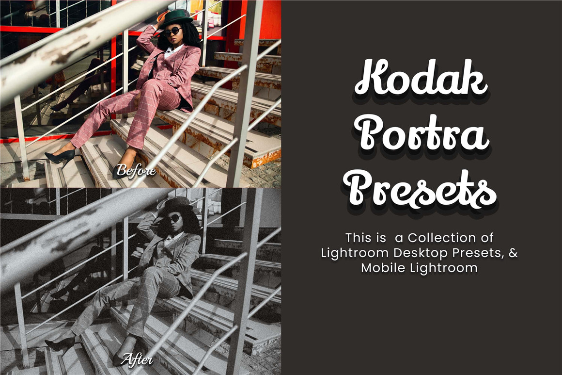 12个复古美学柯达宝丽来电影胶片模拟后期LR调色预设 12 Kodak Portra Lightroom Presets . 第10张