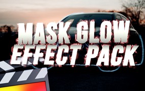 FCPX插件：炫酷蒙版文字图像边缘外框发光线条效果 Ryan Nangle – Mask Glow Effect