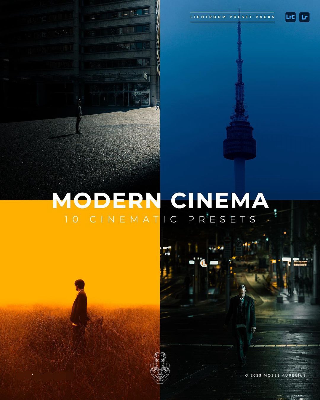 超现实夜景氛围美学电影之旅黑暗色调LR调色预设 Moses Aurelius - Modern Cinema . 第2张