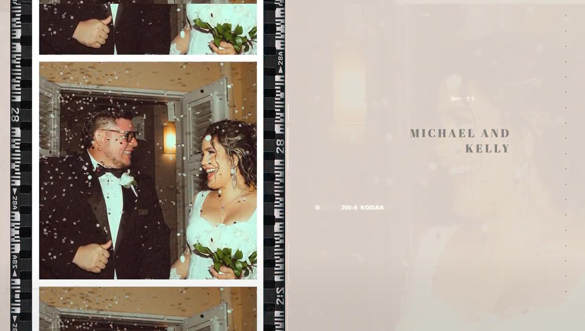 FCPX模板：极简胶片边框婚礼氛围爱情故事4K短片 . 第1张
