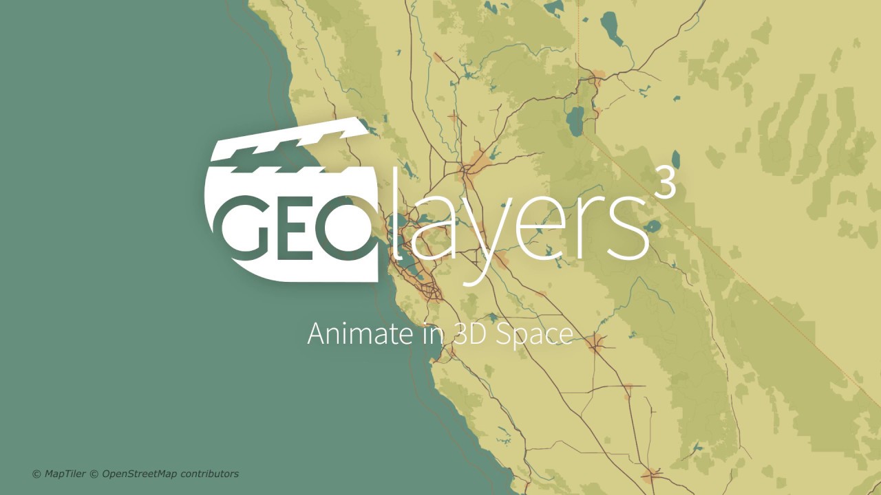AE脚本：世界地图位置路径展示动画工具 GEOlayers 3 v1.5.7 . 第1张