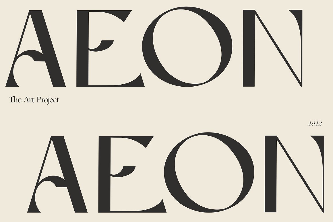 英文字体：超现实梦幻时尚逆反差品牌LOGO杂志标题设计英文字体 Reform Modern Display Font 设计素材 第2张