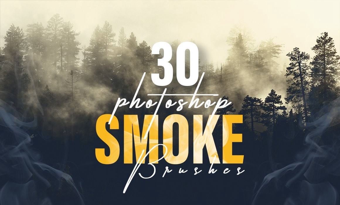 30个烟雾效果Photoshop笔刷 笔刷资源 第1张
