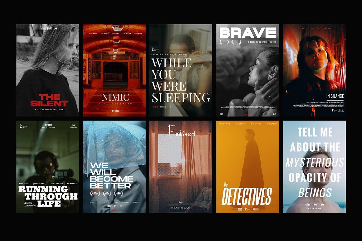 15个好莱坞史诗级电影预告片剧院竖屏电影海报PSD模板 Movie Poster Templates . 第2张