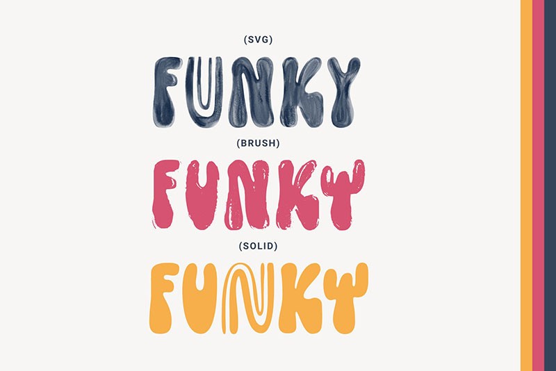 Funky Yard可爱手绘英文字体 设计素材 第2张
