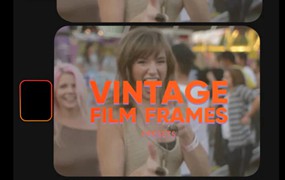 8个复古商业柯达电影帧胶片框架PR预设包带使用教程 Refreim Vintage Film Frames