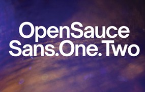 Open Sauce无衬线英文字体，免费可商用