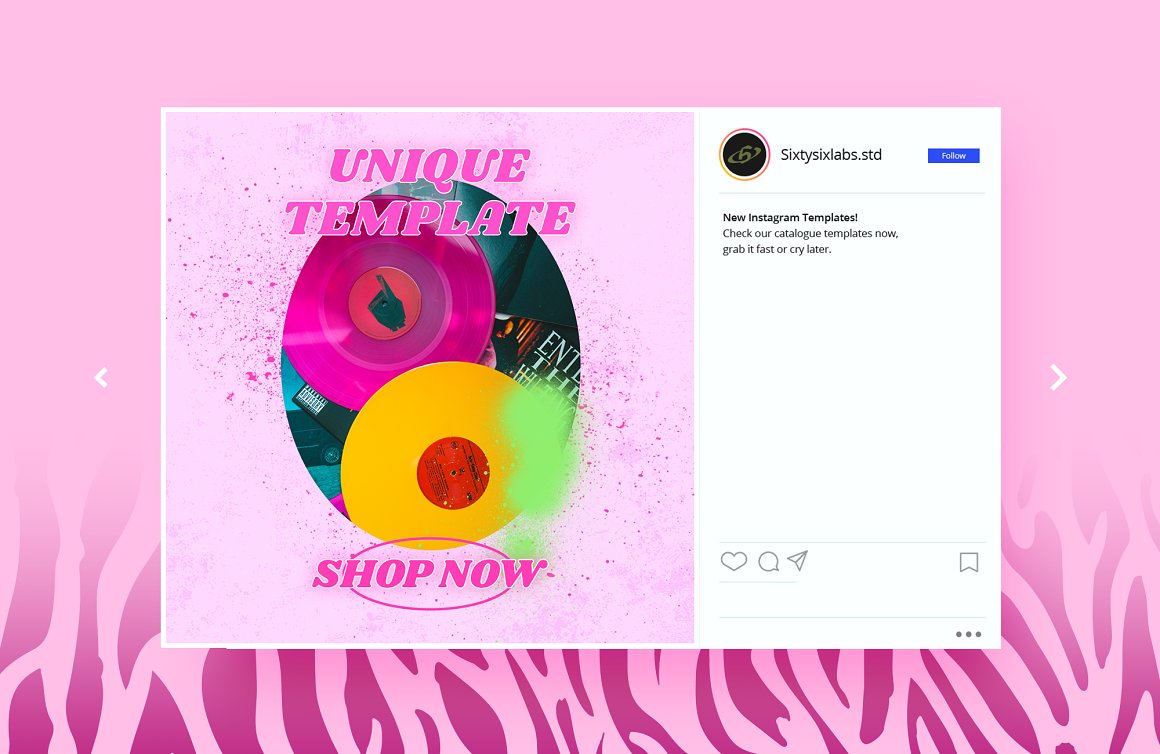 24款趣味Y2K复古粉色90年代流行街头配色服装潮牌社交APP推广电商详情长图主图海报排版设计PSD模板套装 Y2K Grunge Instagram Template . 第2张