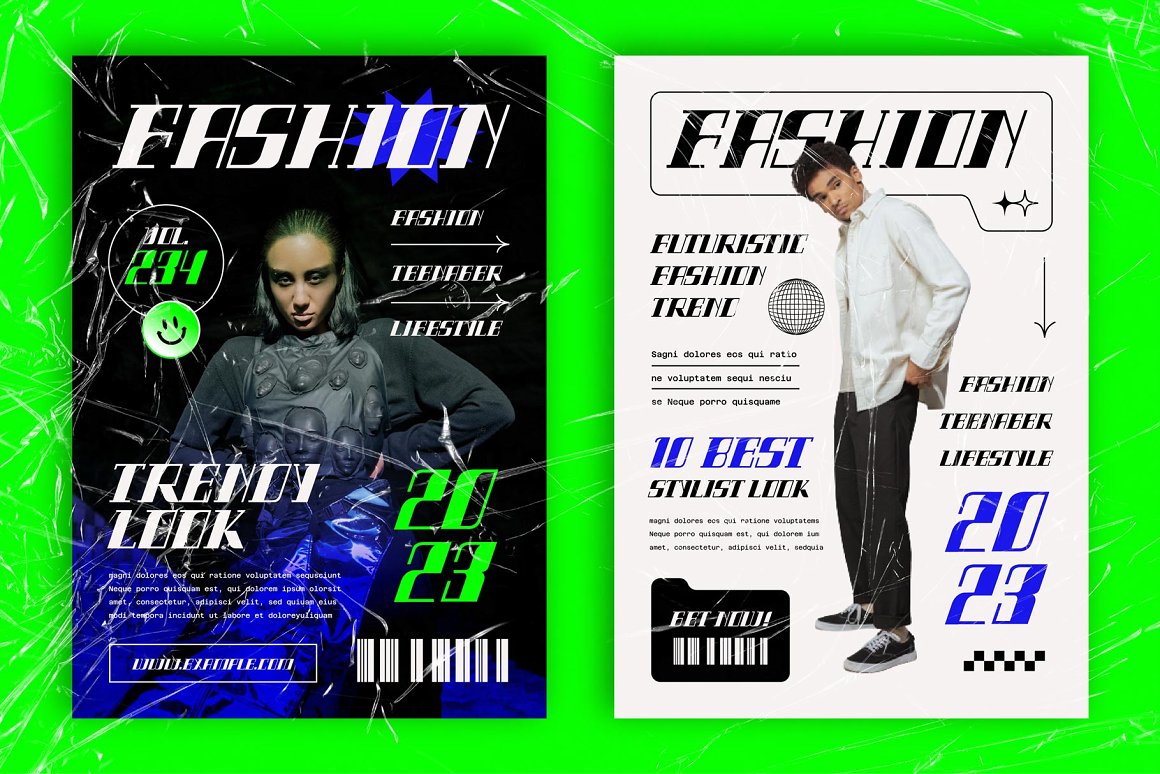 千禧年复古未来科技感Y2K风格标题杂志包装电影字体包 Seristic Y2K Typeface 设计素材 第9张