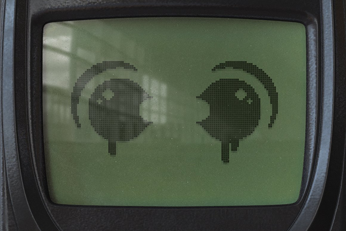 千禧年复古做旧诺基亚做旧半色调像素化屏幕显示+诺基亚PSD模型 Retro Phone Screen Effect 样机素材 第5张