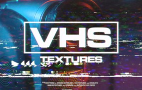 130个真实复古怀旧氛围磁带VHS颗粒纹理视频素材+标题+音效效果包 Steven Mcfarlane - VHS TEXTURE