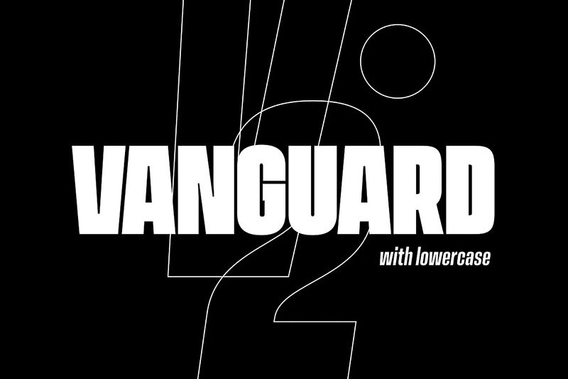 Vanguard CF无衬线英文字体 设计素材 第1张