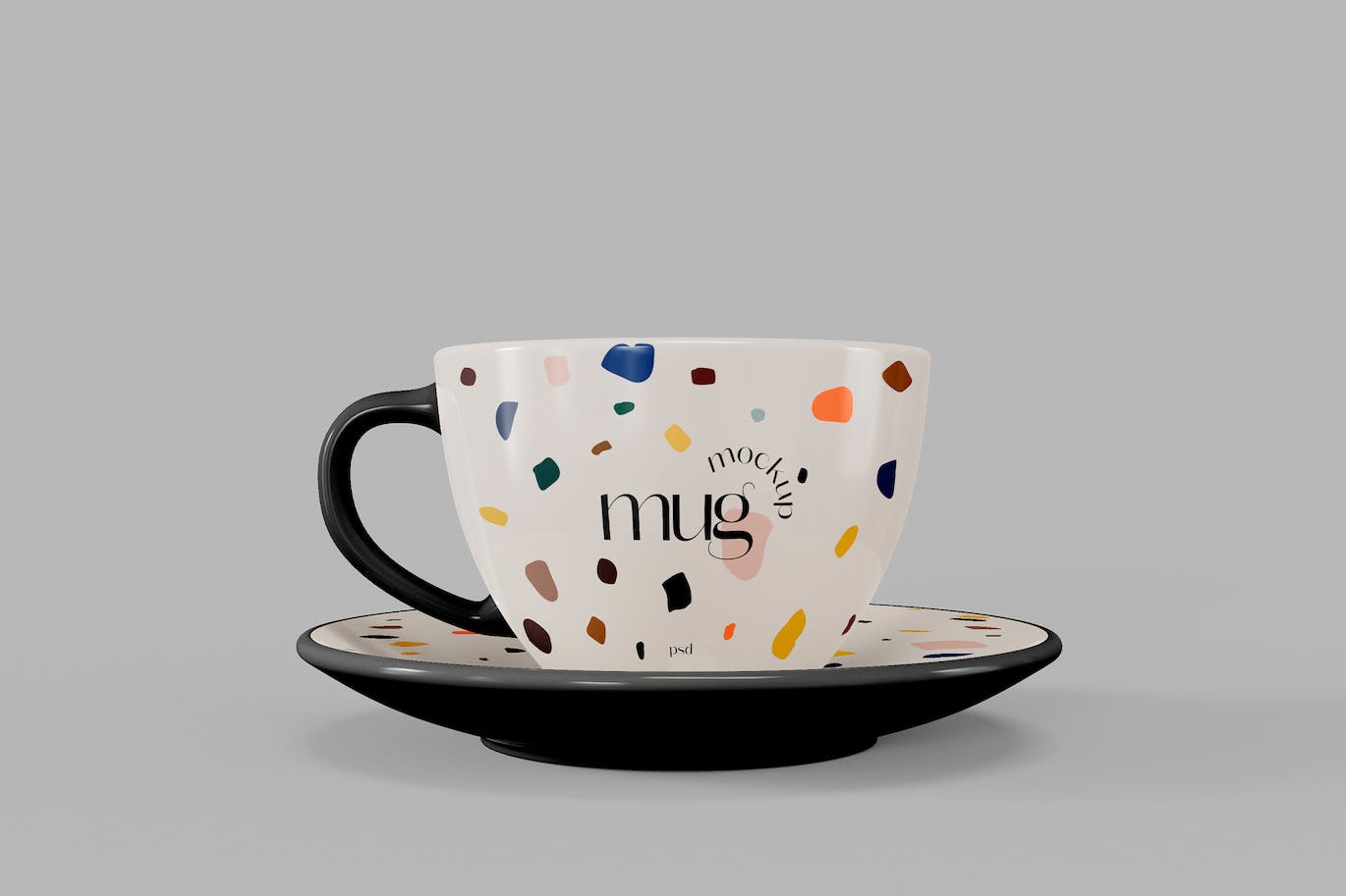 陶瓷咖啡马克杯杯身设计样机模板v3 Ceramic Mug Mockup 样机素材 第1张