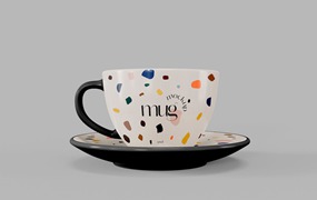 陶瓷咖啡马克杯杯身设计样机模板v3 Ceramic Mug Mockup