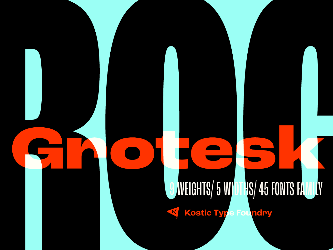 Roc Grotesk现代无衬线英文字体完整版 设计素材 第1张