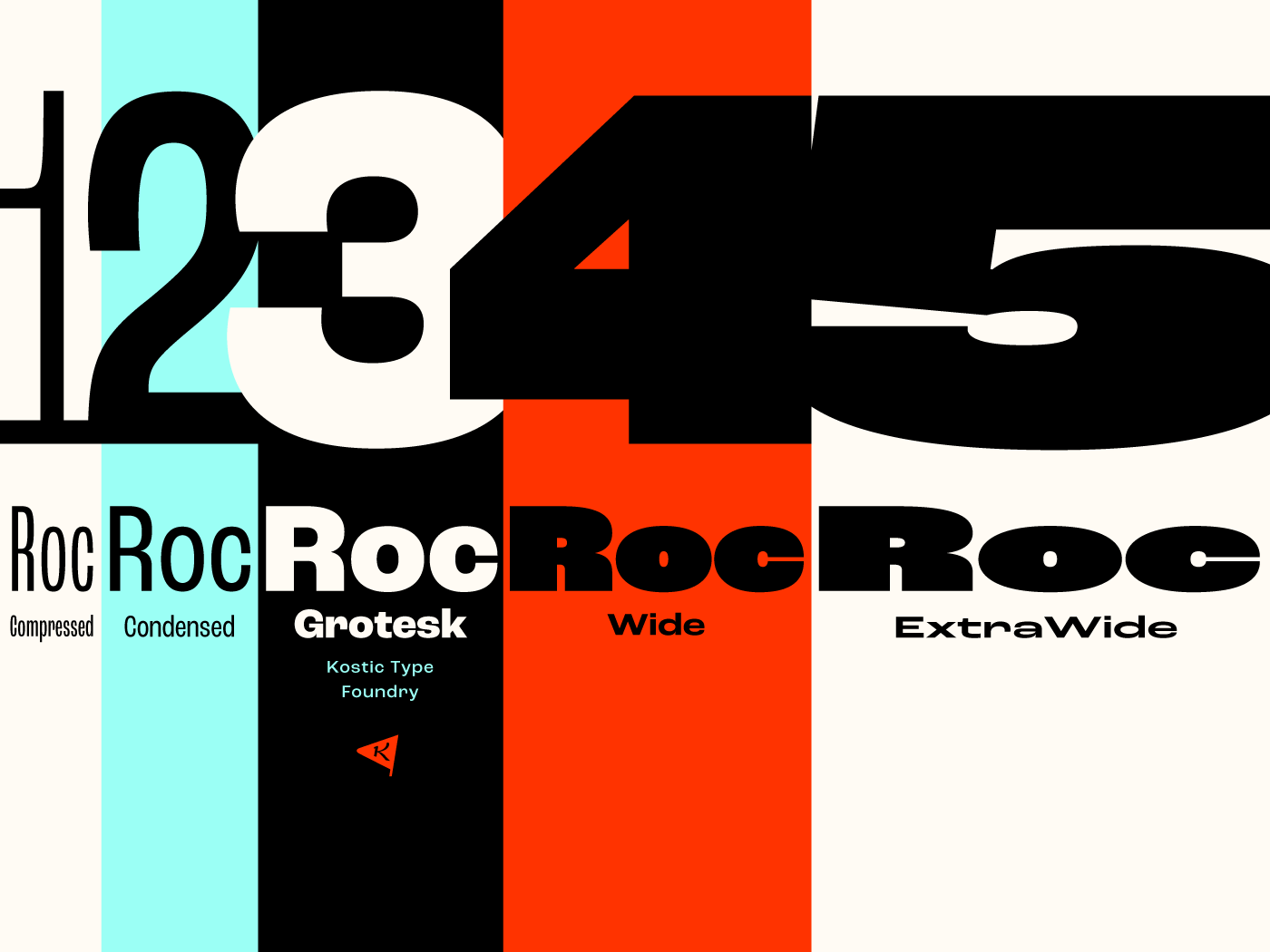 Roc Grotesk现代无衬线英文字体完整版 设计素材 第9张