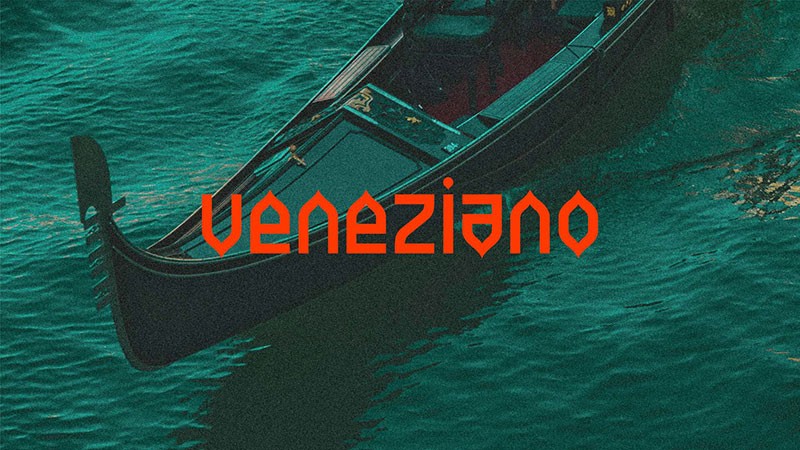 Veneziano装饰英文字体，免费可商用 设计素材 第1张