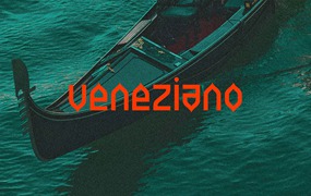 Veneziano装饰英文字体，免费可商用