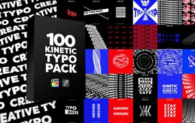 FCPX插件：野蛮动力学时尚循环错版动态美学文字标题排版 Kinetic Typography Pack for FCPX