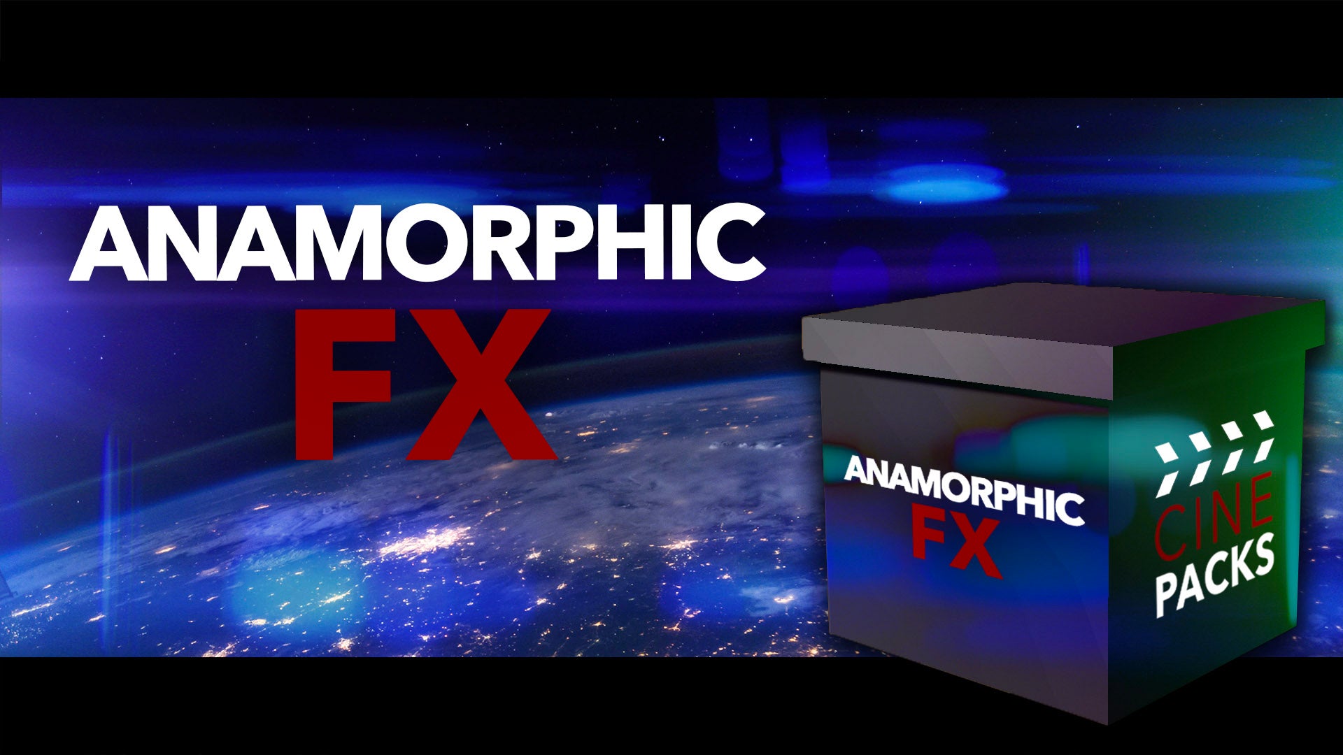 CinePacks – Anamorphic FX 27个失真变形镜头耀斑光晕光效4K叠加动画视频素材 . 第1张