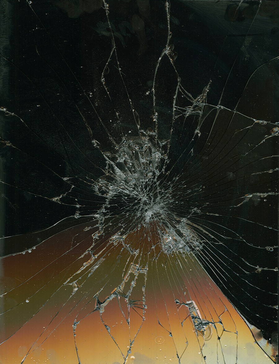 19个高分辨率复古发黄破碎危险玻璃扫描PNG叠加层 Blkmarket Cracks 图片素材 第6张