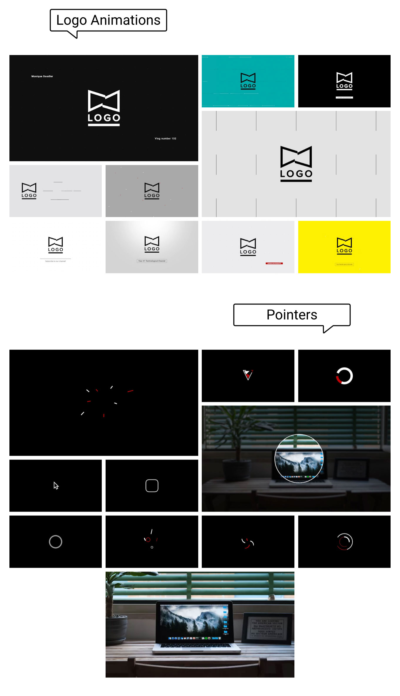 FCPX插件：61个视频网络社交媒体宣传图文包装动画插件 MotionVFX – mTuber 2 . 第4张