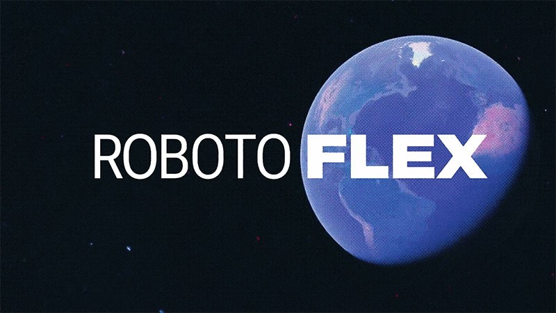 Roboto Flex谷歌新字体，可变可商用 设计素材 第1张