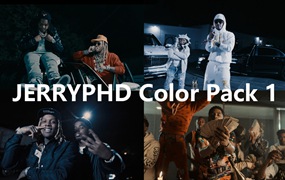 JERRY PRODUCTION 5款欧美街头嘻哈说唱hiphop风格LUTS调色预设包 JerryPHD Color Pack 1