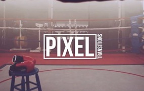 PR预设：像素化转场过渡包+音效素材 Pixel Transitions + Music – Premiere Pro