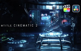 FCPX插件：50个大气优美电影开场文字标题动画插件 mTitle Cinematic 2