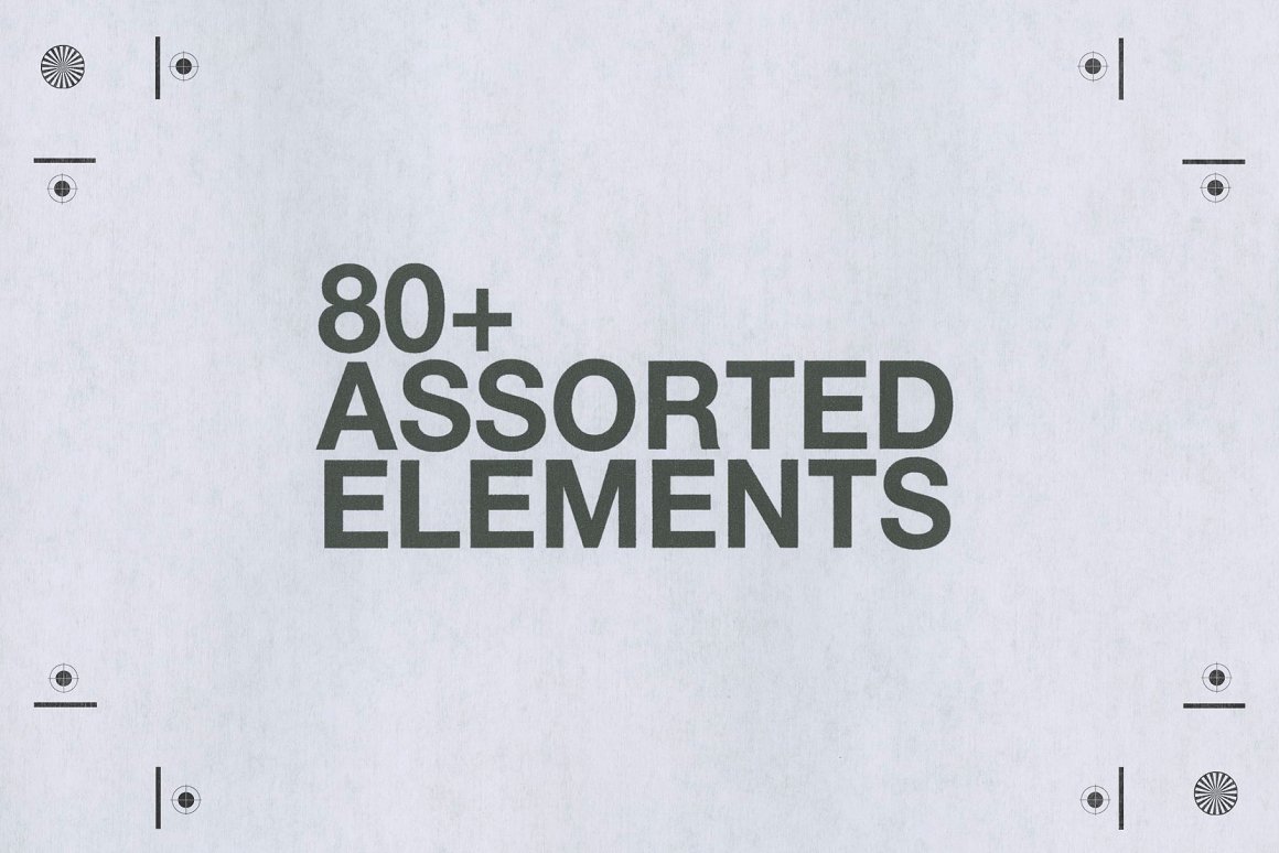 Blkmarket 81款极简印刷商标注册色标规范图标AI矢量设计素材 Print Marks – 80+ Assets 图片素材 第2张