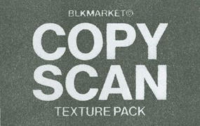 60多种超高分辨率低墨水打印机纹理集合 Blkmarket COPYSCAN