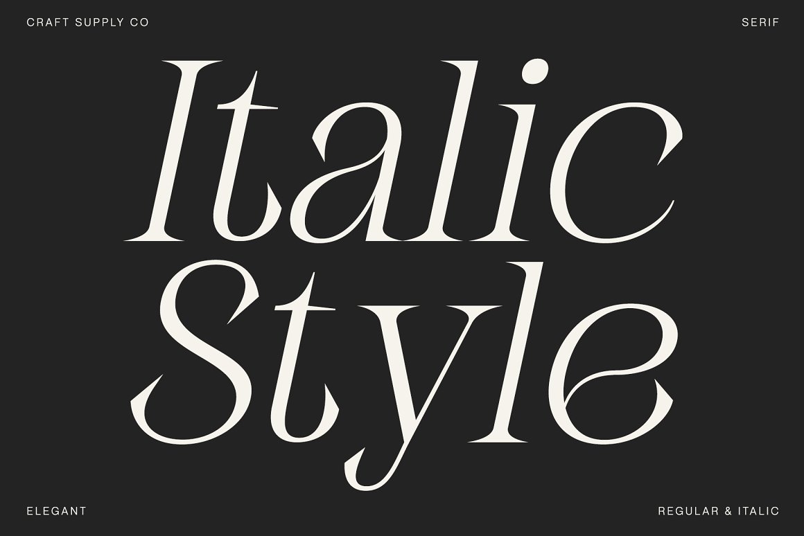 英文字体：奢华氛围品牌杂志标题LOGO徽标设计PSAI衬线字体安装包 Febila – Elegant Serif Font . 第8张