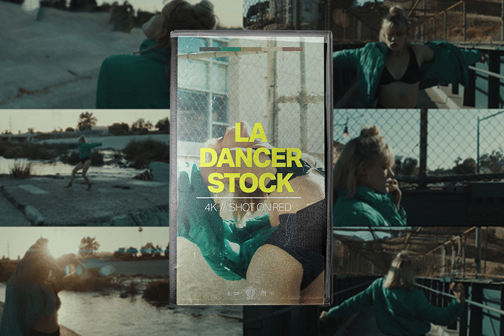 Tropic Colour 10款户外舞者剪辑片段LOG模式灰片调色5K视频素材 LA DANCER STOCK . 第1张