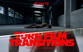 Acidbite 8种高质量4K扫描胶片手工纹理撕裂电影转场过渡视频素材 Acidbite TORN FILM TRANSITIONS