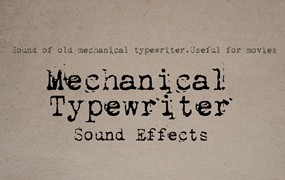 英文字体：做旧磨损铅字印刷字体机打印刷英文字体包