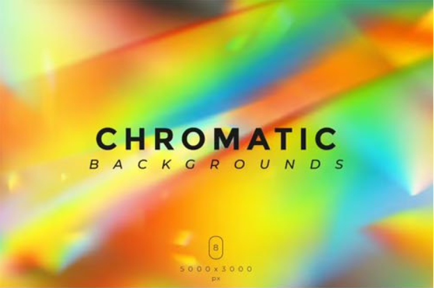 五彩缤纷彩色活力背景图片素材 Chromatic Backgrounds 图片素材 第1张