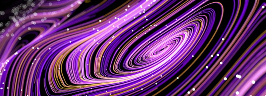 13款抽象炫酷未来宇宙星球波浪曲线背景图片PS素材 Line Universe Background . 第5张
