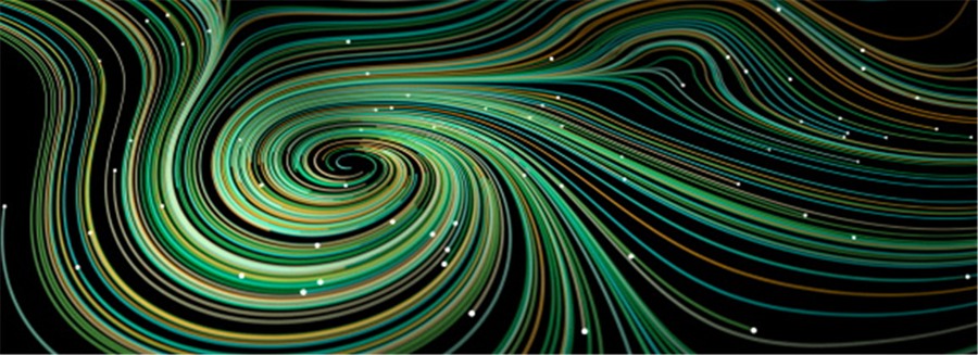 13款抽象炫酷未来宇宙星球波浪曲线背景图片PS素材 Line Universe Background . 第13张