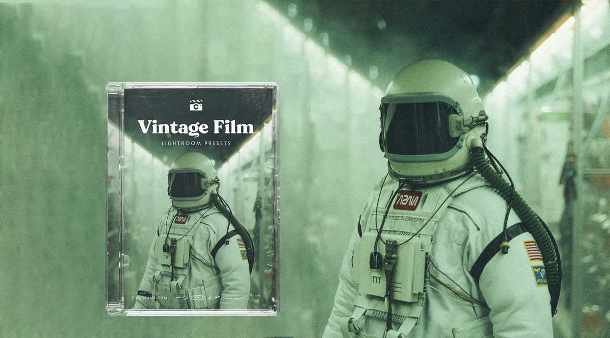 老式柯达胶片电影感光晕颗粒耀斑LR调色预设包 Cinegrams Vintage Film . 第1张