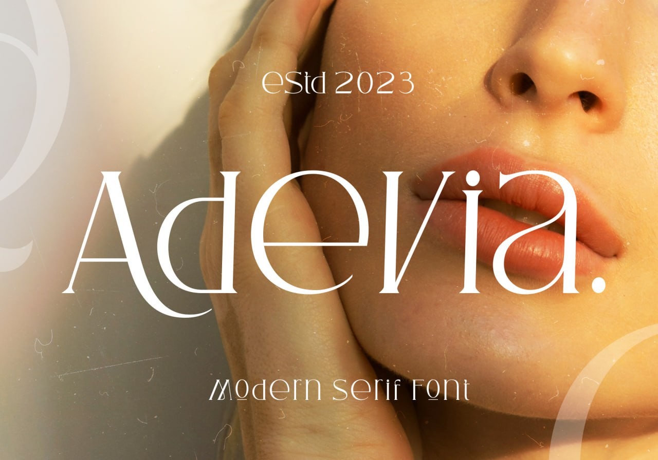 Adevia现代时尚英文字体 APP UI 第1张