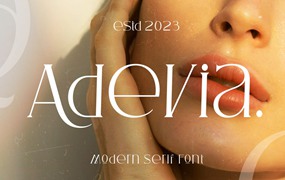 Adevia现代时尚英文字体