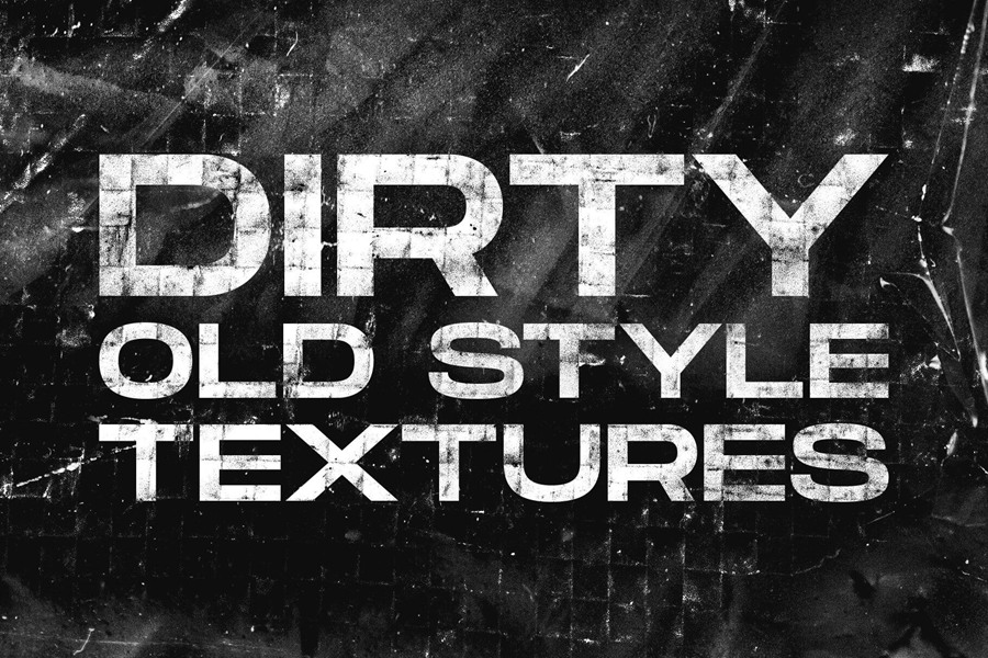 29个极简主义灰尘旧式颗粒肮脏纹理 Visual Fear Dirty old style textures 图片素材 第1张